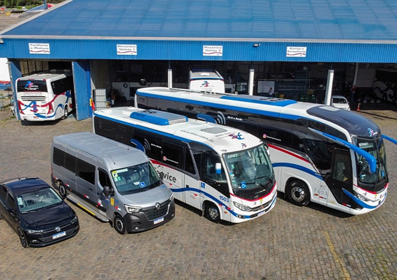 Frota de ônibus, vans e micro ônibus Frota de ônibus, vans e micro ônibus